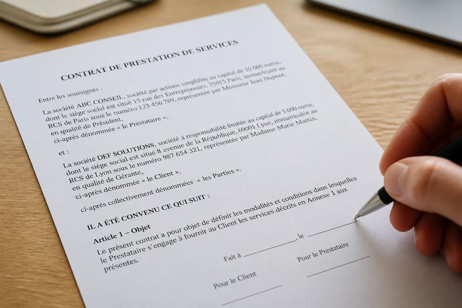 L’attestation de renonciation à la protection du patrimoine personnel