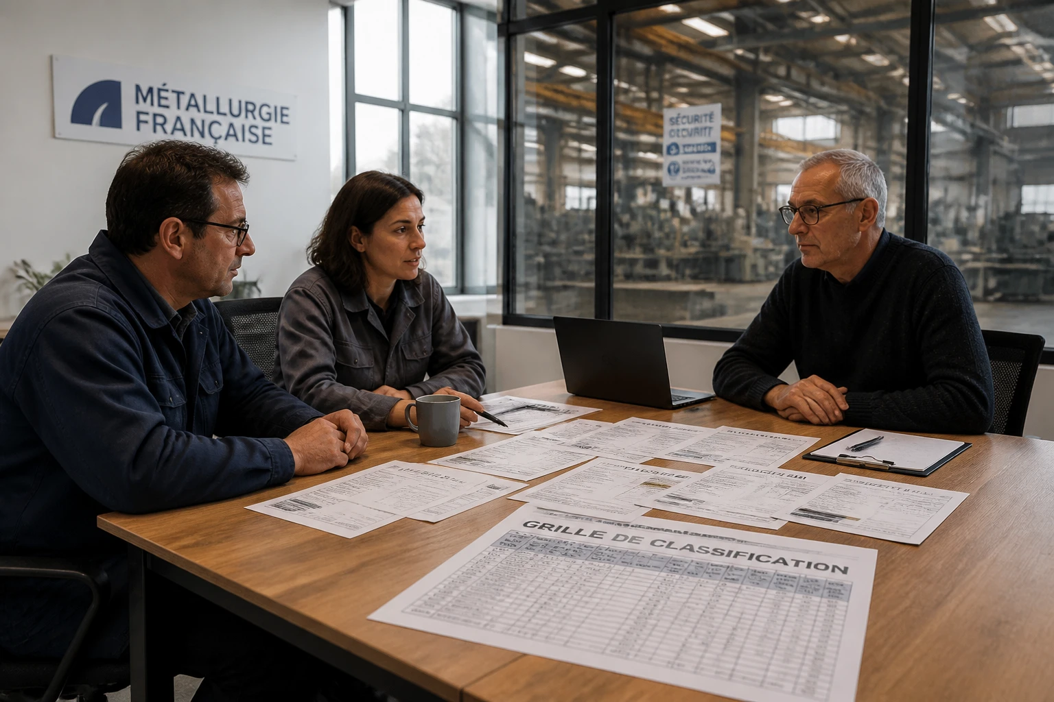 Nouvelle grille de classification de la métallurgie : salaires