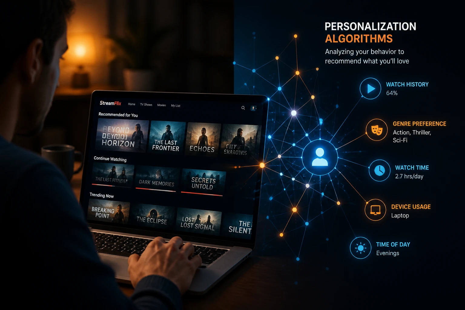 Quels sites web utilisent des algorithmes de recommandation ?