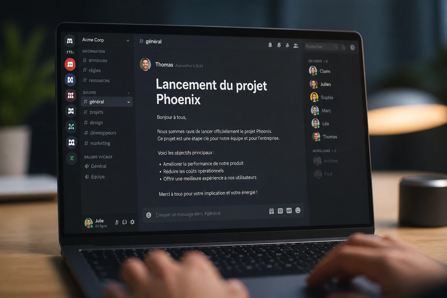 Discord : comment écrire en gros dans un message