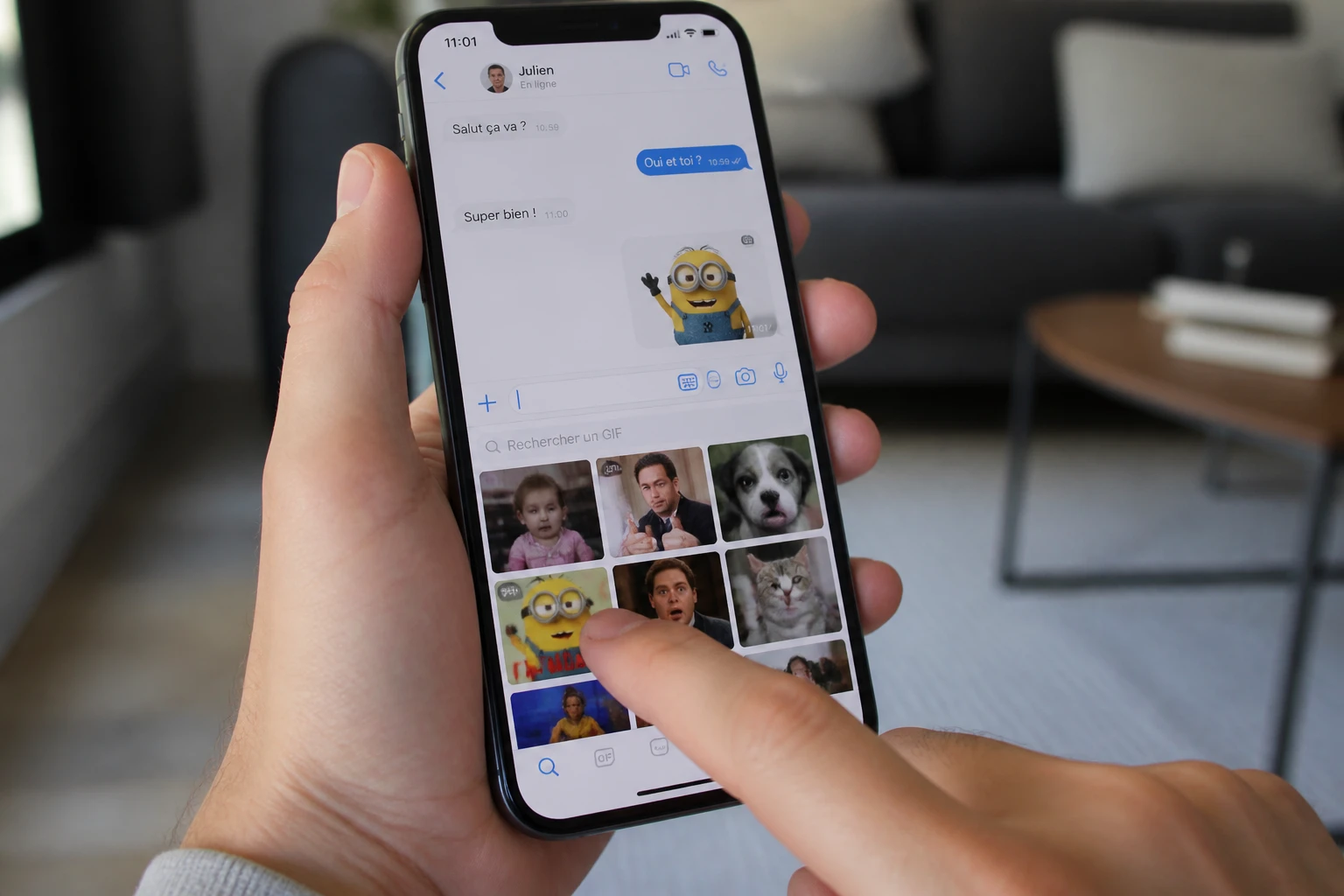 Envoyer un GIF animé : le guide complet par appareil